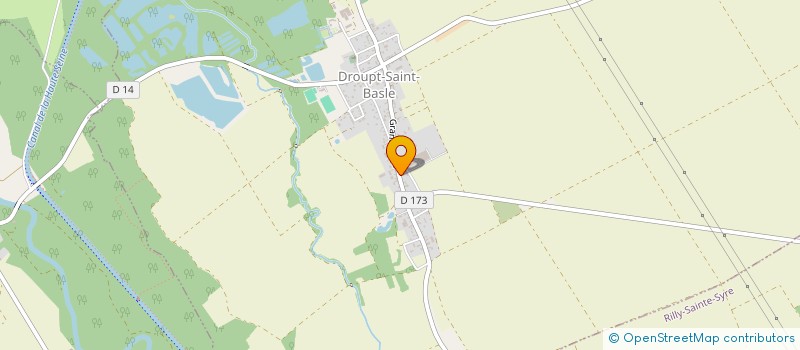 localisation de l'entreprise SCI DES VIEILLES VIGNES  DROUPT-SAINT-BASLE