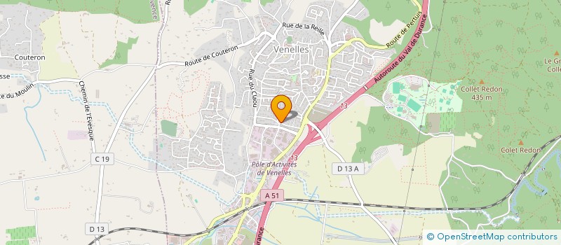 localisation de l'entreprise SCI DES VIEUX CABASSOLS  VENELLES