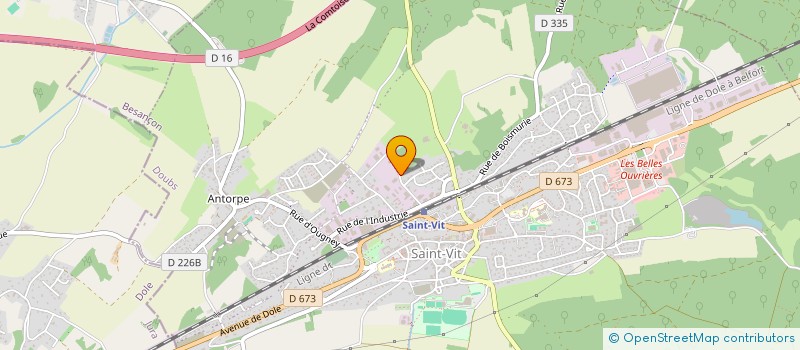 localisation de l'entreprise SCI DES VIEUX LOUPS  SAINT-VIT