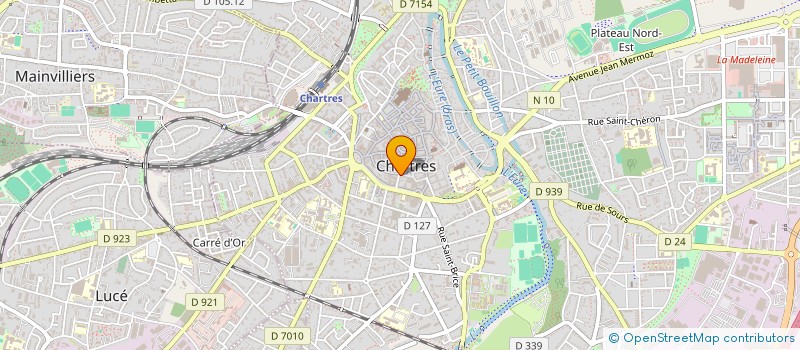 localisation de l'entreprise SCI DES VIEUX RAPPORTEURS à CHARTRES
