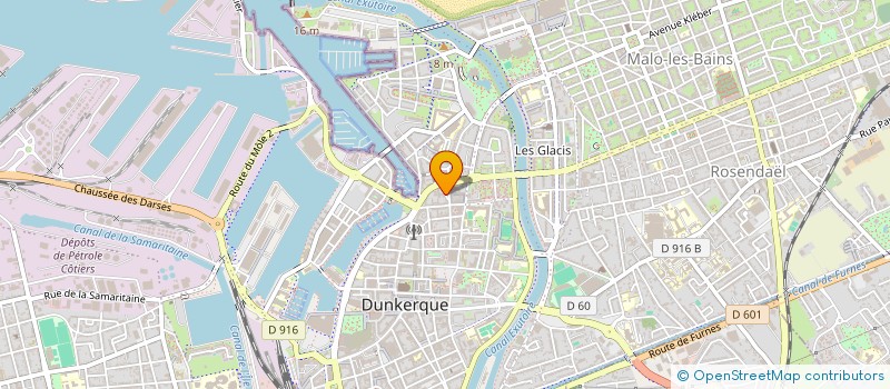 localisation de l'entreprise SCI DES VIEUX REMPARTS à DUNKERQUE