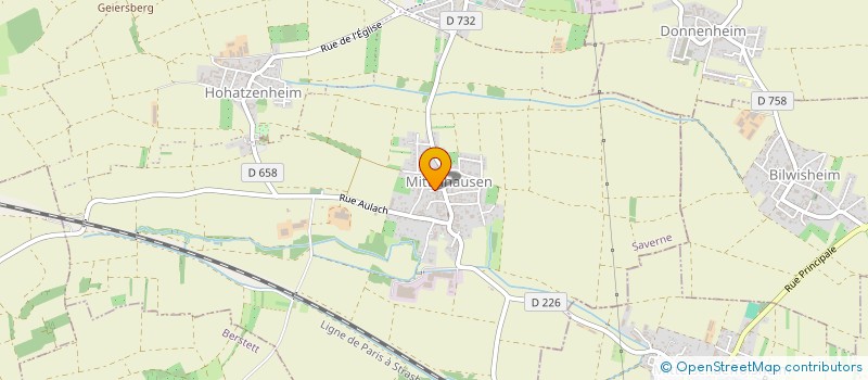 localisation de l'entreprise SCI DES VIEUX SEIGLES  WINGERSHEIM LES QUATRE BANS