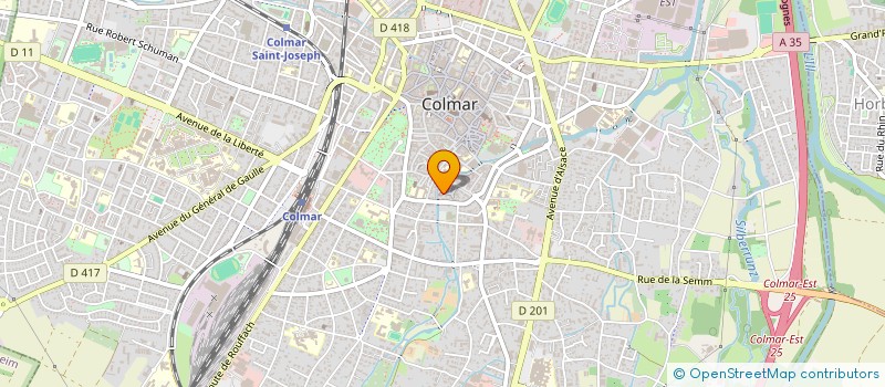 localisation de l'entreprise SCI DES VIGNERONS  COLMAR