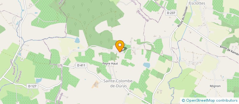 localisation de l'entreprise SCI DES VIGNERONS DE DURAS  DURAS