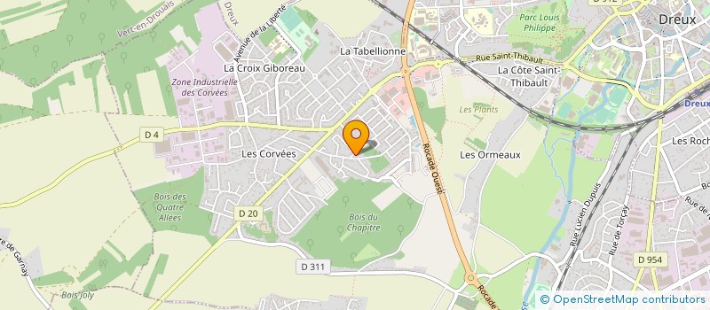localisation de l'entreprise SCI DES VIGNES 1932 à CHARTRES