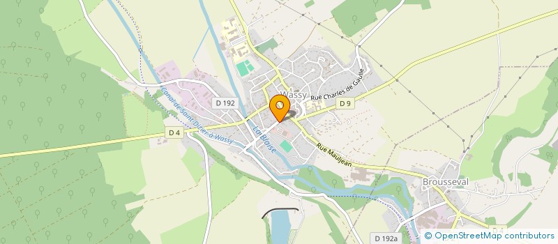 localisation de l'entreprise SCI DES VIGNES à WASSY
