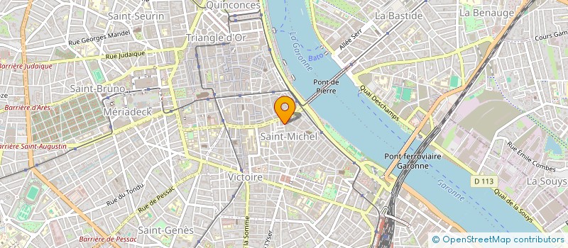 localisation de l'entreprise SCI DES VIGNES  BORDEAUX