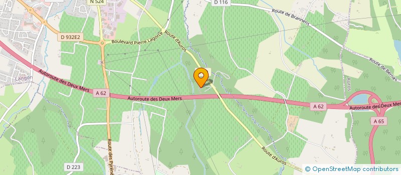 localisation de l'entreprise SCI DES VIGNES  LANGON