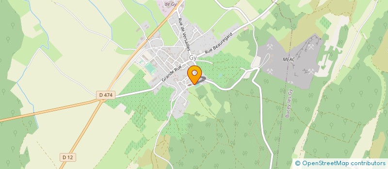 localisation de l'entreprise SCI DES VIGNES  GY