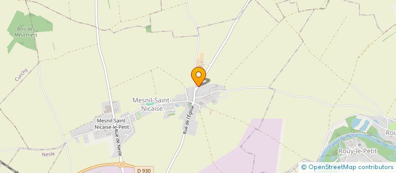 localisation de l'entreprise SCI DES VIGNES  MESNIL-SAINT-NICAISE