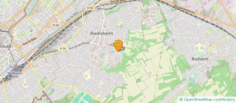 localisation de l'entreprise SCI DES VIGNES  RIEDISHEIM