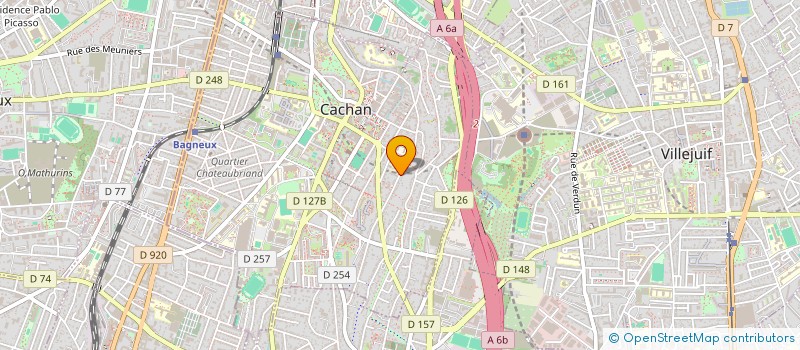 localisation de l'entreprise SCI DES VIGNES  CACHAN