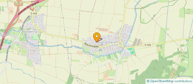 localisation de l'entreprise SCI DES VIGNES  MEISTRATZHEIM