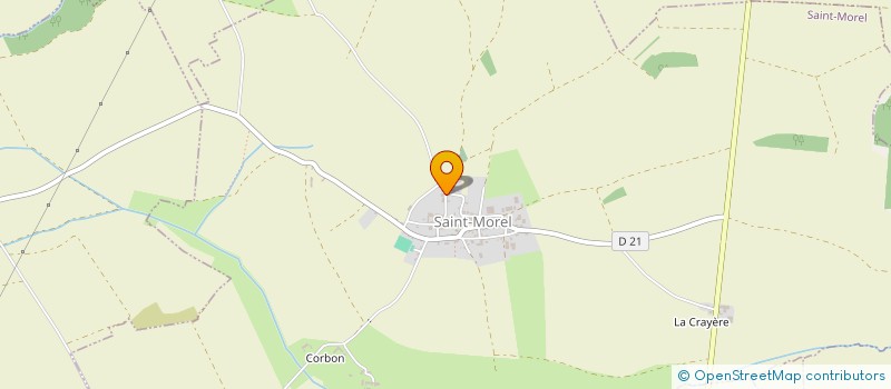 localisation de l'entreprise SCI DES VIGNES  SAINT-MOREL