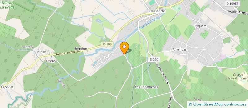 localisation de l'entreprise SCI DES VIGNES  LA BREDE