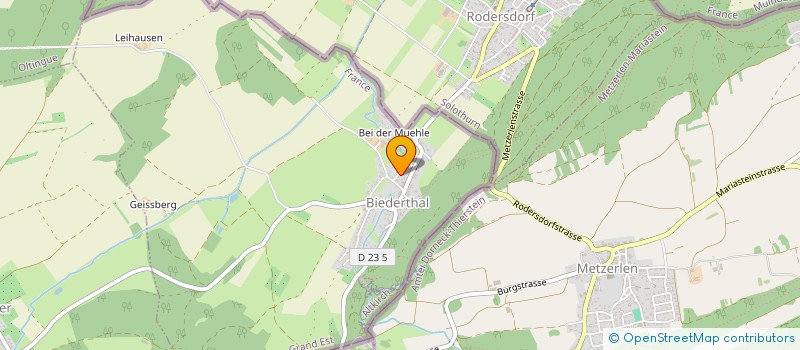 localisation de l'entreprise SCI DES VIGNES  BIEDERTHAL