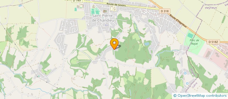 localisation de l'entreprise SCI DES VIGNES  SAINT-PIERRE-DE-CHANDIEU