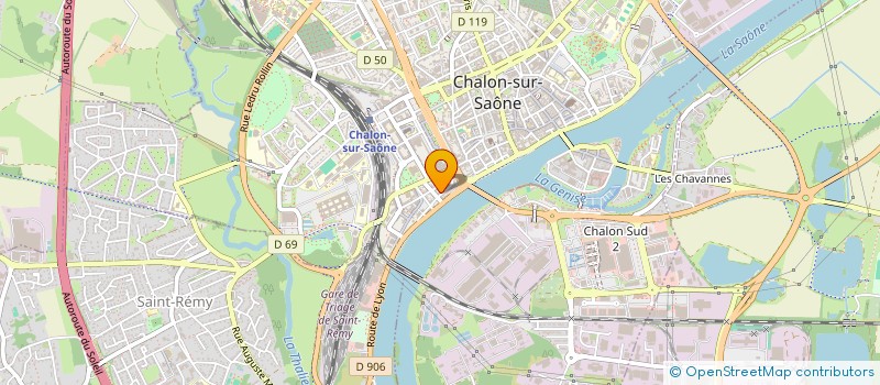 localisation de l'entreprise SCI DES VIGNES à CHALON-SUR-SAONE