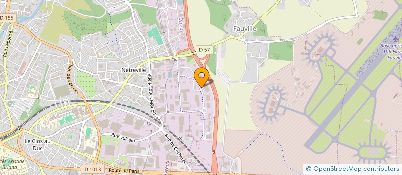 localisation de l'entreprise SCI DES VIGNES  EVREUX