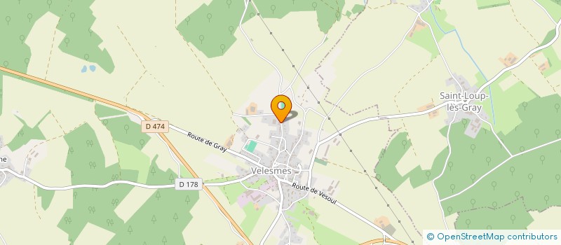 localisation de l'entreprise SCI DES VIGNES  VELET