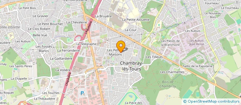 localisation de l'entreprise SCI DES VIGNES D'AVAUD  CHAMBRAY-LES-TOURS