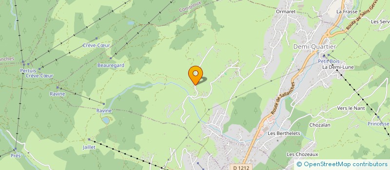 localisation de l'entreprise SCI DES VIGNES DE FOULERY  DEMI-QUARTIER