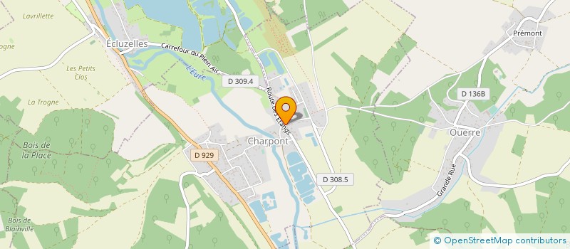 localisation de l'entreprise SCI DES VIGNES DE LA BROSSE à CHARPONT