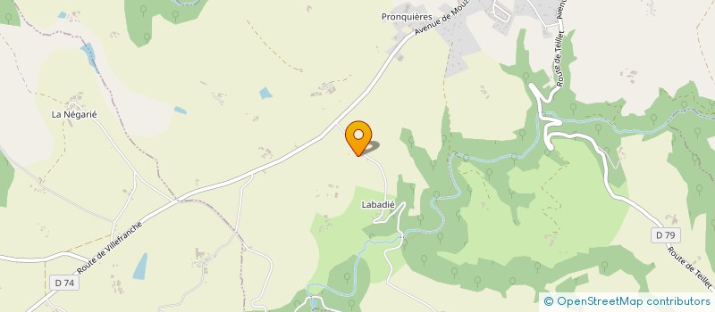 localisation de l'entreprise SCI DES VIGNES DE LABADIE  VILLEFRANCHE D'ALBIGEOIS