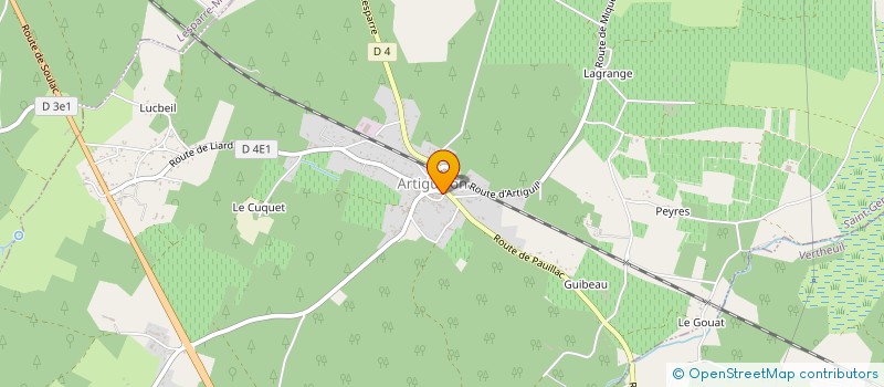 localisation de l'entreprise SCI DES VIGNES DU MEDOC  BEGADAN