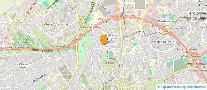 localisation de l'entreprise SCI DES VIKINGS  THAON