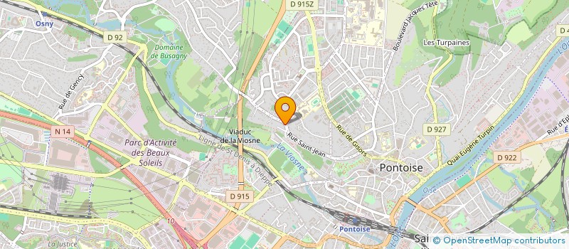 localisation de l'entreprise SCI DES VIKINGS  PONTOISE