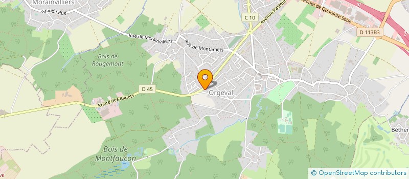 localisation de l'entreprise SCI DES VIKINGS NORVEGIENS  LOUVECIENNES