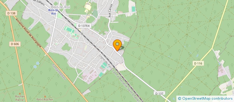 localisation de l'entreprise SCI DES VILLARDS  BOIS LE ROI