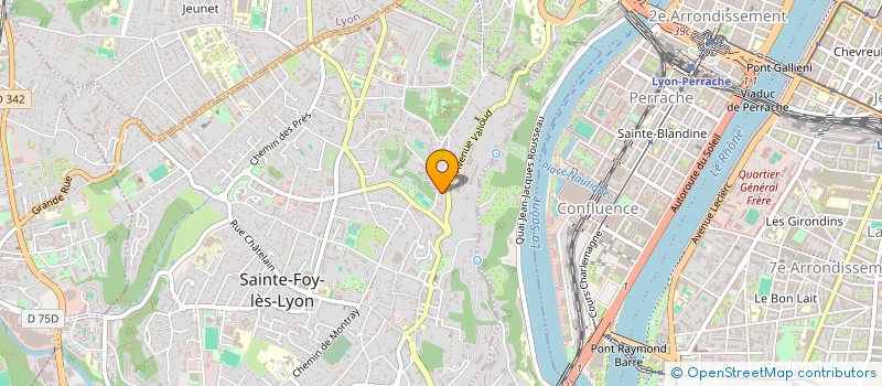 localisation de l'entreprise SCI DES VILLAS  SAINTE-FOY-LES-LYON