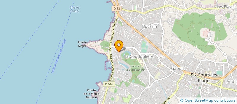 localisation de l'entreprise SCI DES VINCENTS à SIX-FOURS-LES-PLAGES