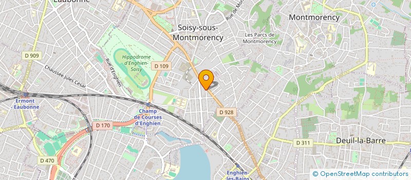 localisation de l'entreprise SCI DES VINGT DEUX ARPENTS à SOISY-SOUS-MONTMORENCY