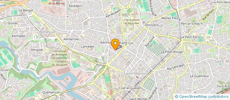 localisation de l'entreprise SCI DES VINGT NEUF  BREST