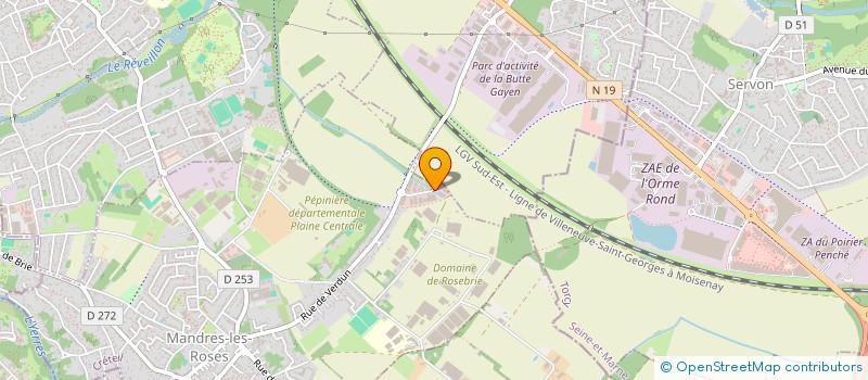 localisation de l'entreprise SCI DES VINOTS  MANDRES-LES-ROSES