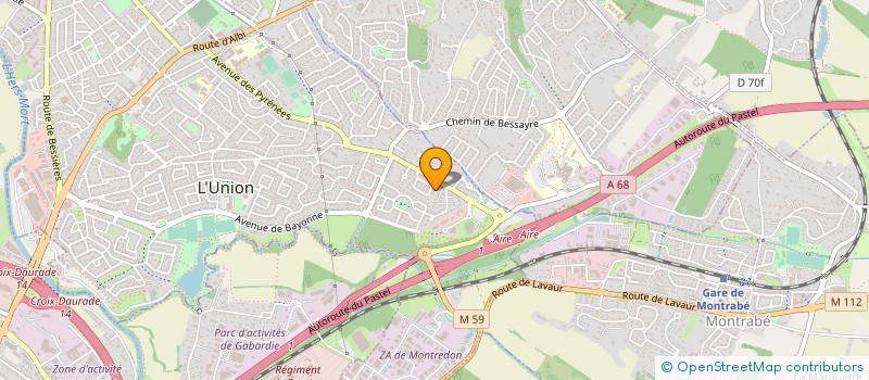 localisation de l'entreprise SCI DES VIOLETTES à L'UNION