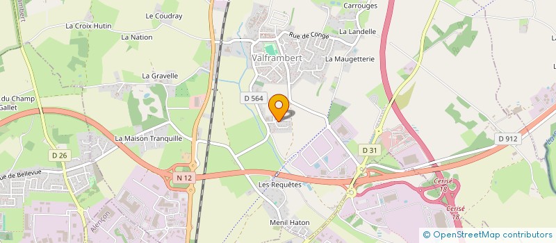 localisation de l'entreprise SCI DES VIOLETTES à VALFRAMBERT