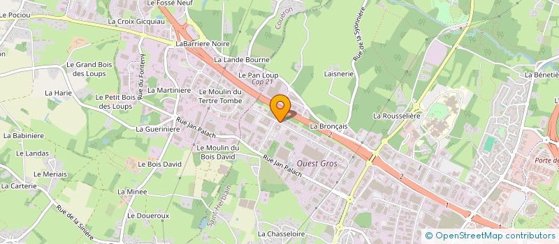 localisation de l'entreprise SCI DES VITREENS  SAINT-HERBLAIN