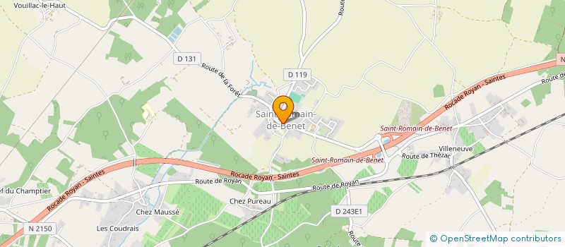 localisation de l'entreprise SCI DES VOIZINS  SAINT-ROMAIN-DE-BENET