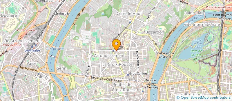 localisation de l'entreprise SCI DES VORACES  LYON