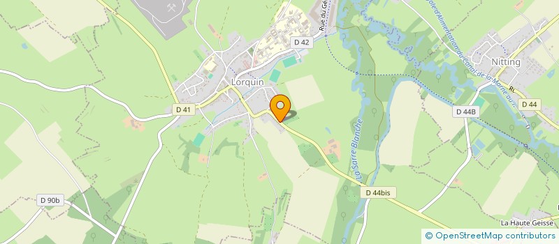 localisation de l'entreprise SCI DES VOSGES  LORQUIN