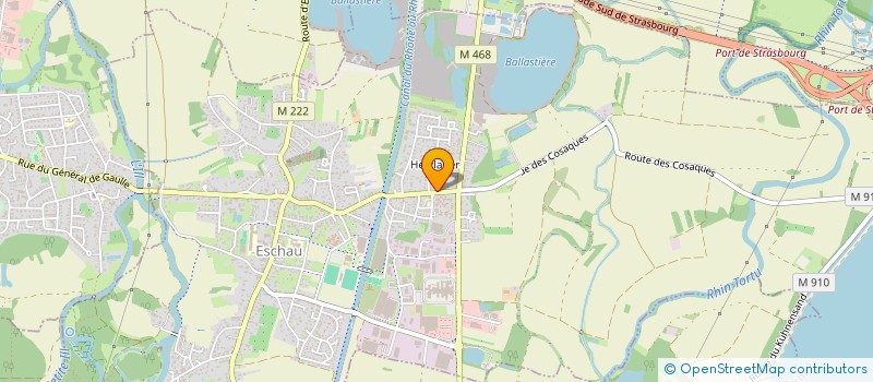 localisation de l'entreprise SCI DES VOSGES  ESCHAU