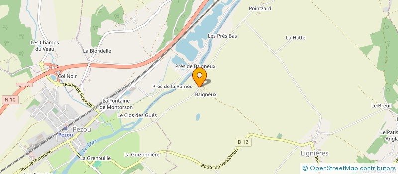 localisation de l'entreprise SCI DES VOUTES  LIGNIERES