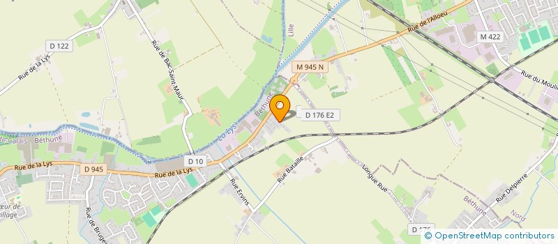 localisation de l'entreprise SCI DES YEUX D'ELYMIE  SAILLY-SUR-LA-LYS