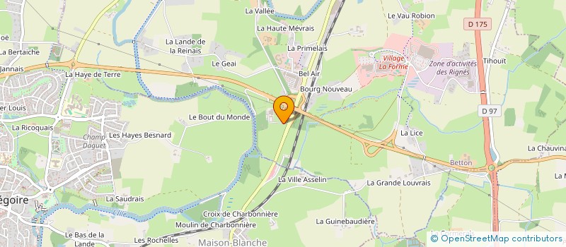 localisation de l'entreprise SCI DES YVELINES  BETTON