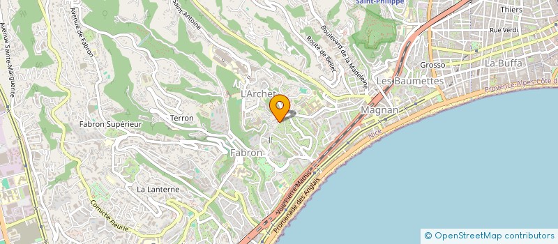 localisation de l'entreprise SCI DES ZAG  NICE