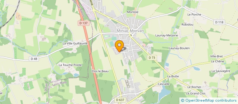 localisation de l'entreprise SCI DES3C  MINIAC-MORVAN